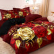 Scarlet Rose Duvet Cover Set