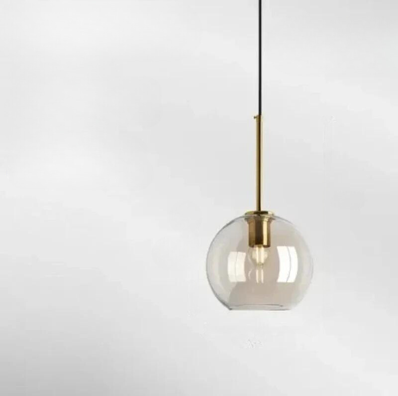 Glass Shade Pendant Light 15-28cm