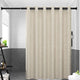Beige Linen Effect Shower Curtain