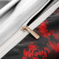 Skull and Rose Gothic Duvet Set