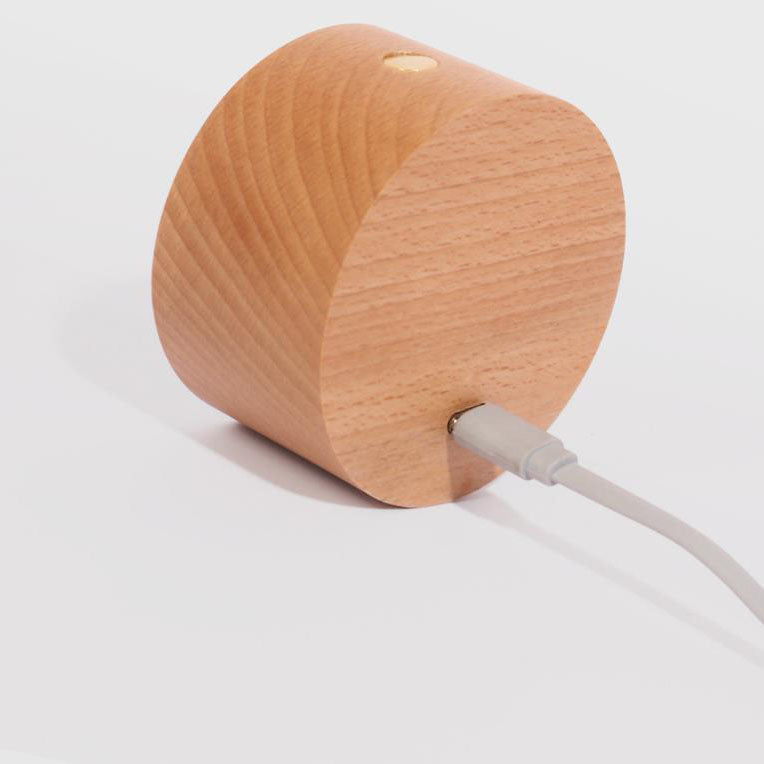 Magnetic Wood Night Light