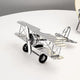 Vintage Metal Aeroplane Ornament 21cm