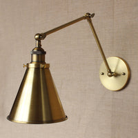 Cone Shade Iron Wall Light 25cm