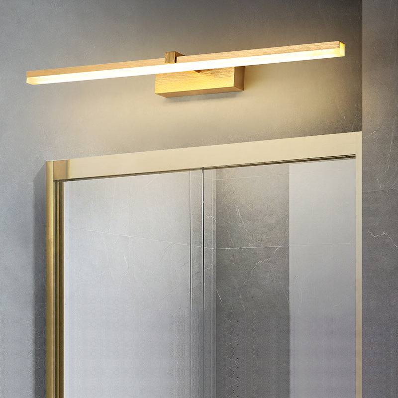 Brass Finish LED Mirror Light 41cm