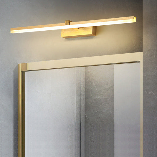 Brass Finish LED Mirror Light 41cm