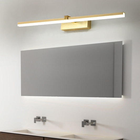 Brass Finish LED Mirror Light 41cm