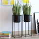 Rectangular Metal Plant Stand