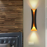 Curled Metal Twin Wall Sconce