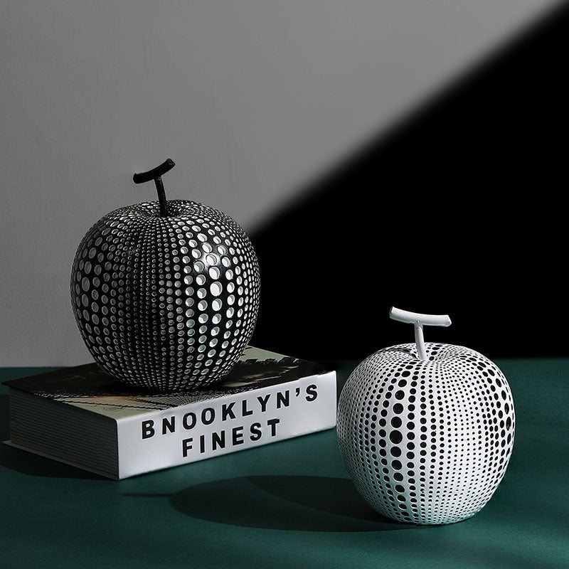 Monochrome Resin Fruit Ornaments