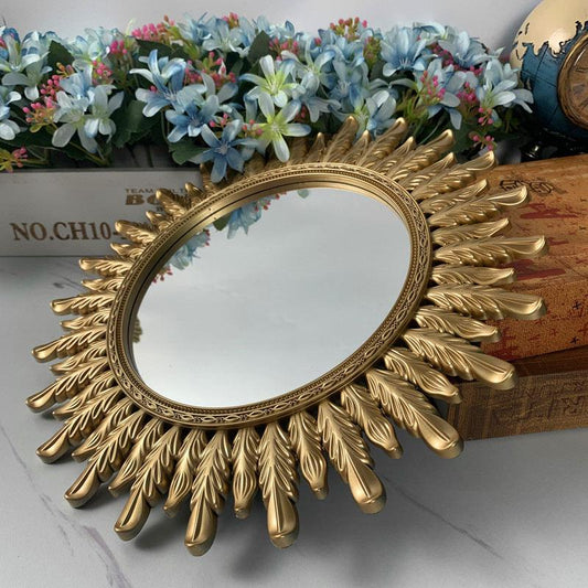 Round Wall Mirror, 31 cm Gold