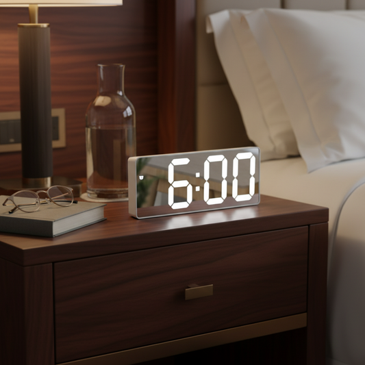 NovaClock Slim LED Alarm Clock