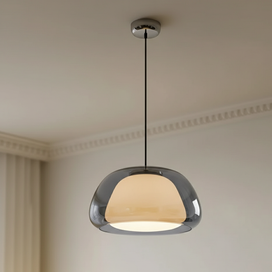 Tinted Glass Dome Pendant Light