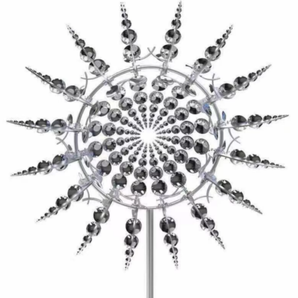 Metal Garden Windmill 102cm