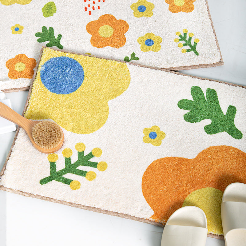 Sweet Flower Tufted Bath Mat