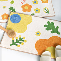 Sweet Flower Tufted Bath Mat