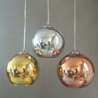 Firework Glass Dome Pendant Light