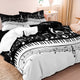 Piano Key Cotton Bedding Set