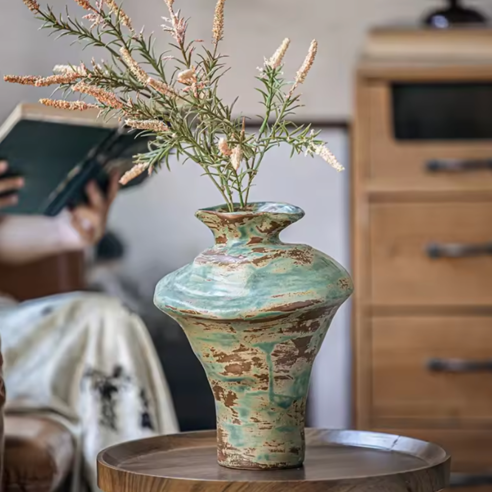 Amara Tall Matte Ceramic Vase 30cm