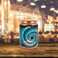 Patterned Solar Garden Lantern