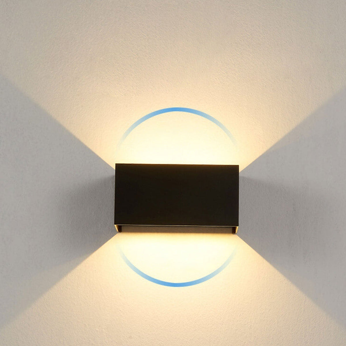 Rectangular Outdoor LED Wall Light