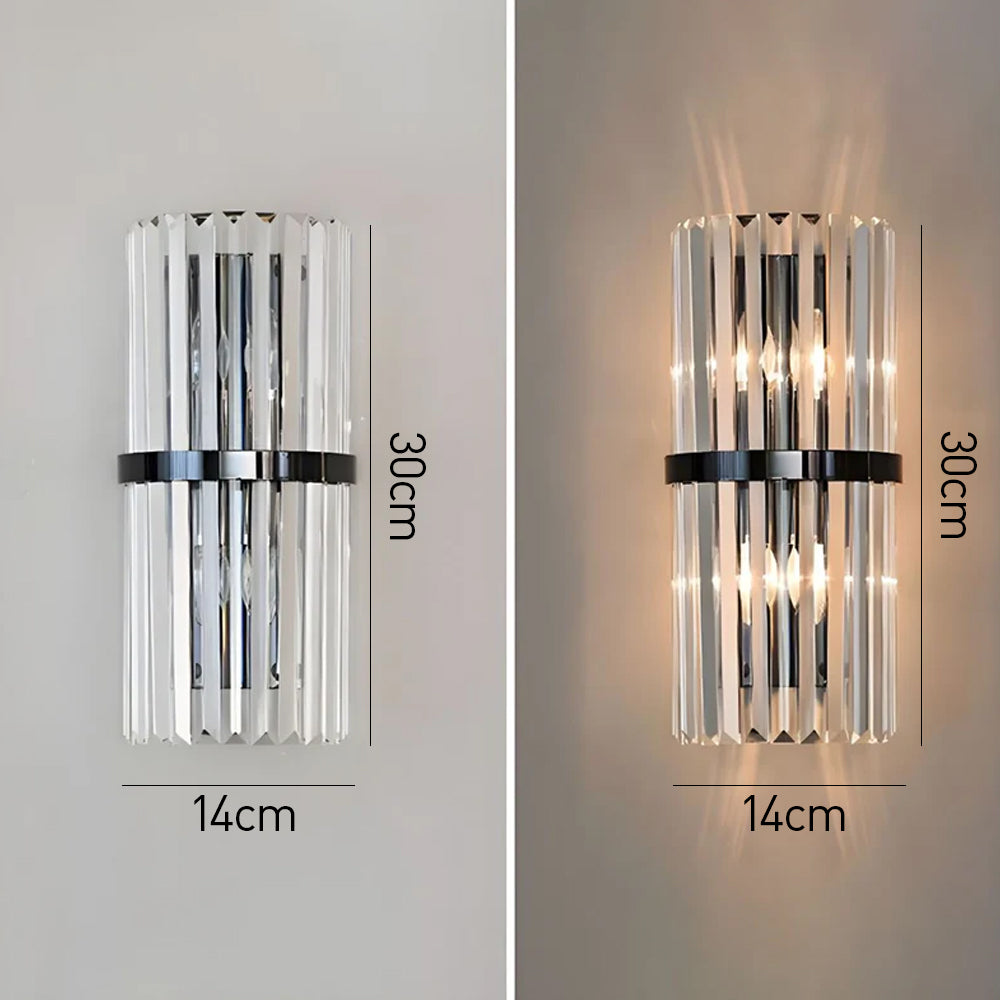 Crystal Bar Stainless Steel Wall Light