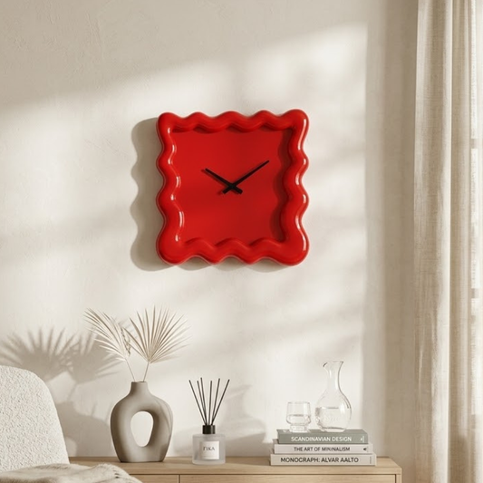 Minimalist Square Silent Wall Clock 30cm