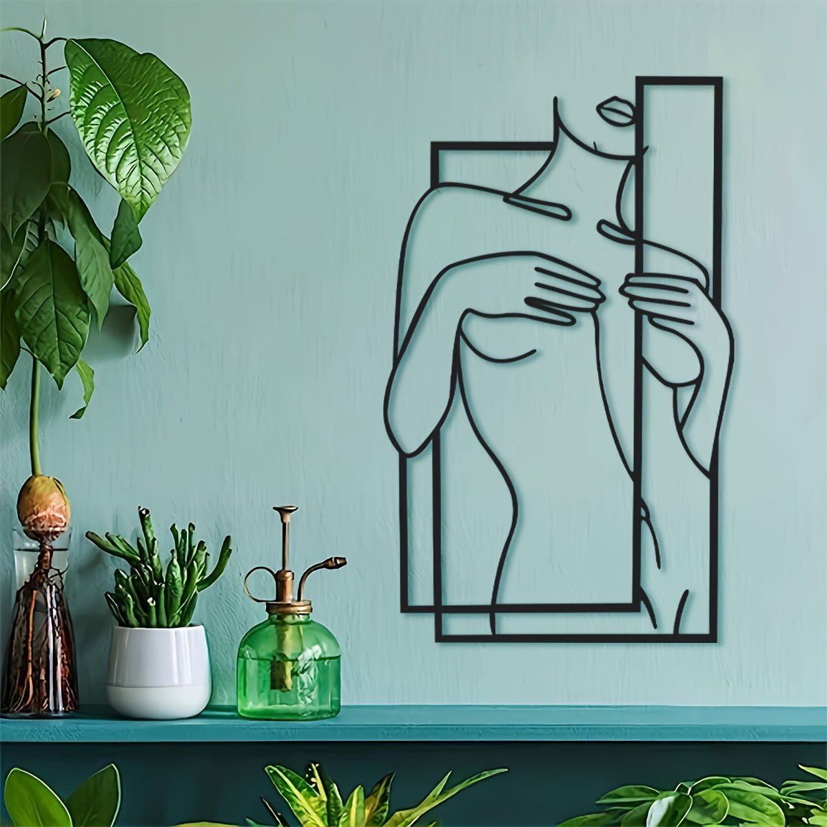 Linear Metal Wall Art 50 x 70cm