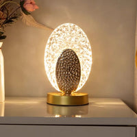 Peacock Cordless Table Lamp 22cm