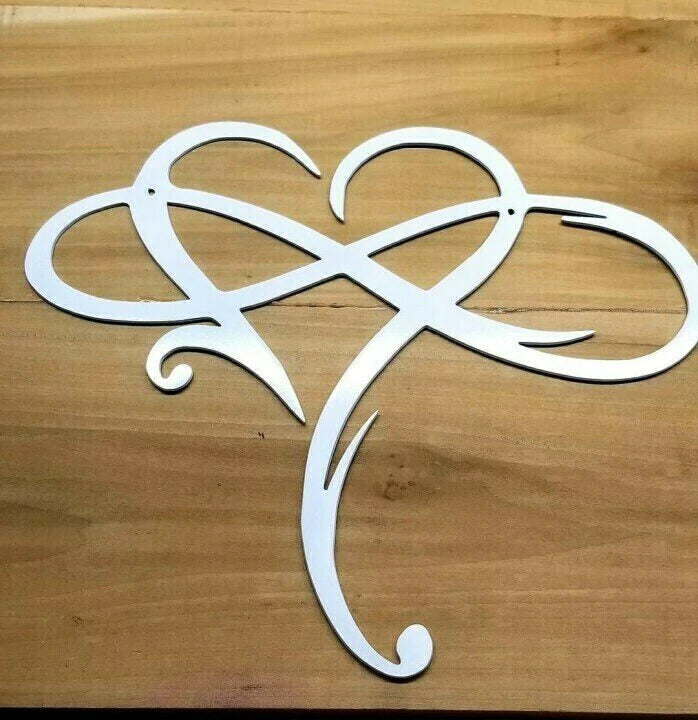 Endless Heart Metal Wall Art