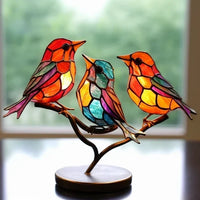 Glass ornament arrangements