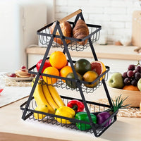Tiered Metal Fruit Basket