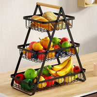 Tiered Metal Fruit Basket