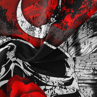 Skull and Rose Gothic Duvet Set