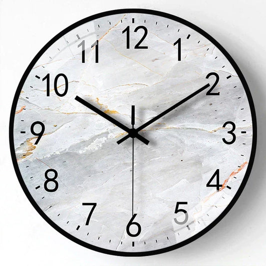 Minimalist Glass-Face Wall Clock