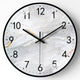 Minimalist Glass-Face Wall Clock