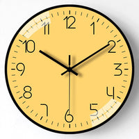Minimalist Glass-Face Wall Clock
