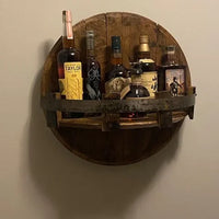 Wooden Six Bottle Display Rack