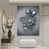 Abstract Figures Canvas 70cm