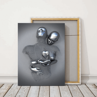 Abstract Figures Canvas 70cm