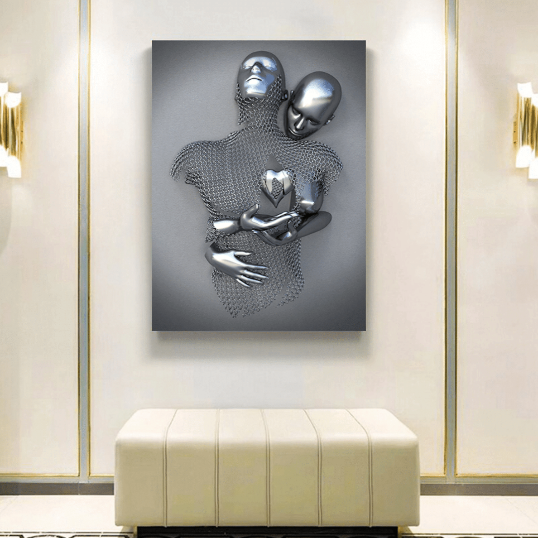 Abstract Figures Canvas 70cm