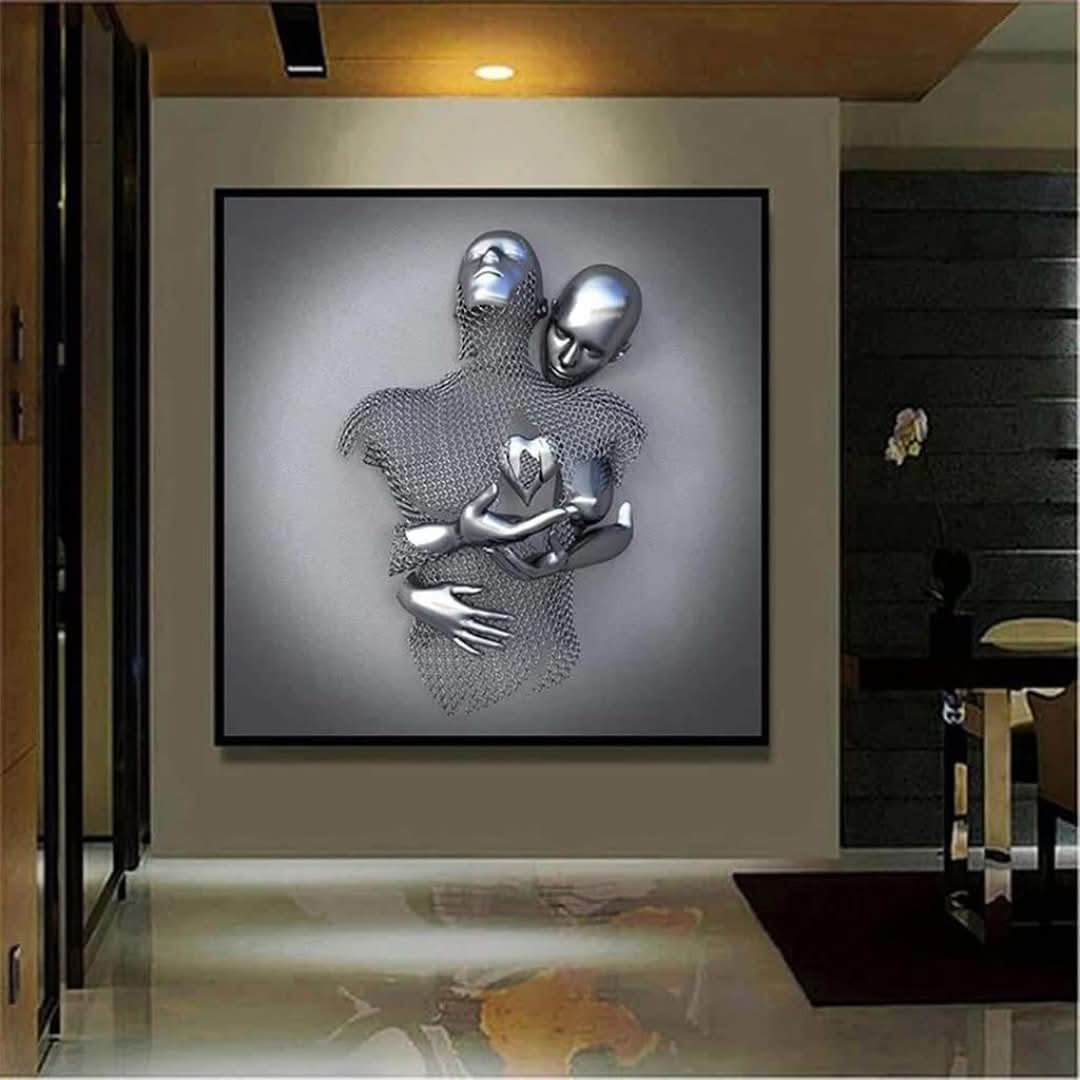 Abstract Figures Canvas 70cm