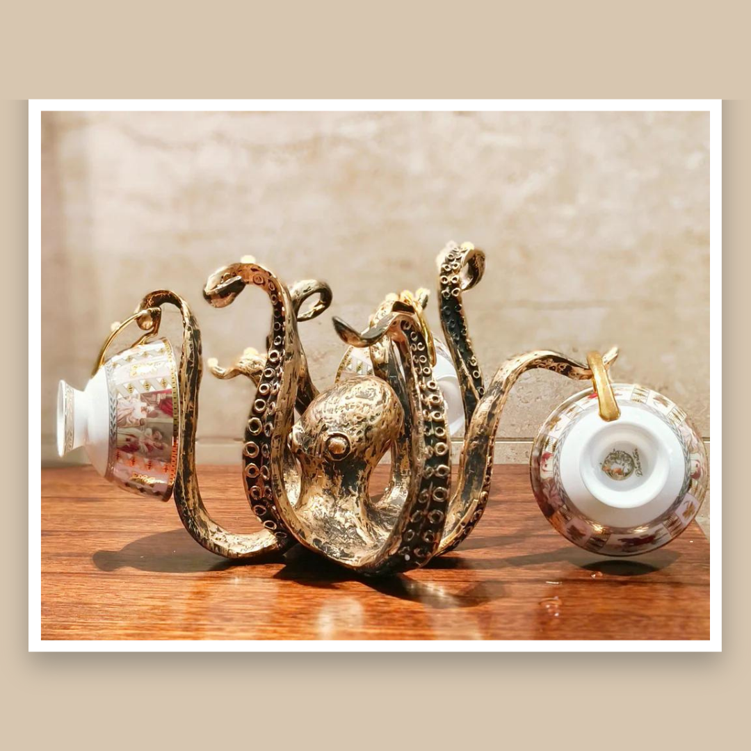 Cast Octopus Mug Tree