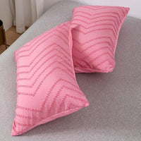 Chevron Plush Quilt Cover Set