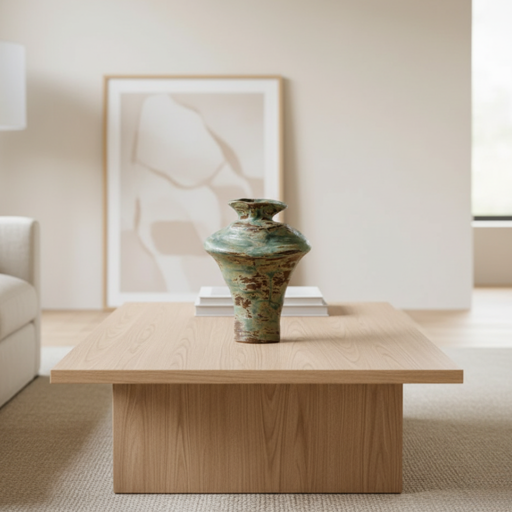Amara Tall Matte Ceramic Vase 30cm