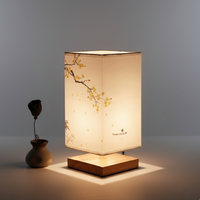 Bamboo & Fabric Table Lamp
