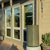 Aurora Crystal Glass Wind Chime