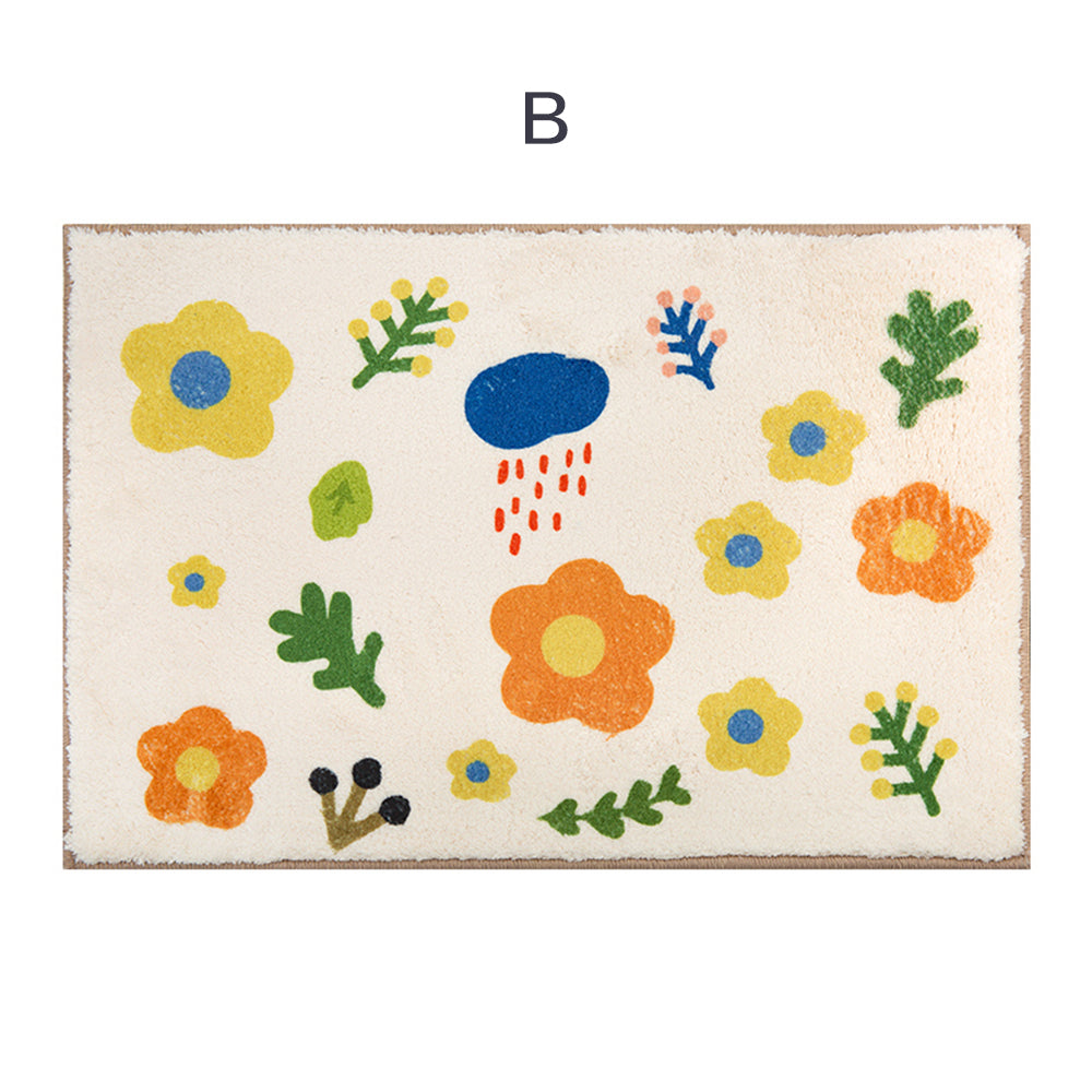 Sweet Flower Tufted Bath Mat