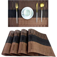 Woven Heat Resistant Placemats Set of 4
