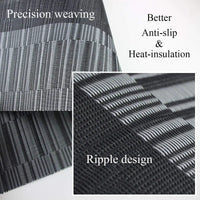 Woven Heat Resistant Placemats Set of 4