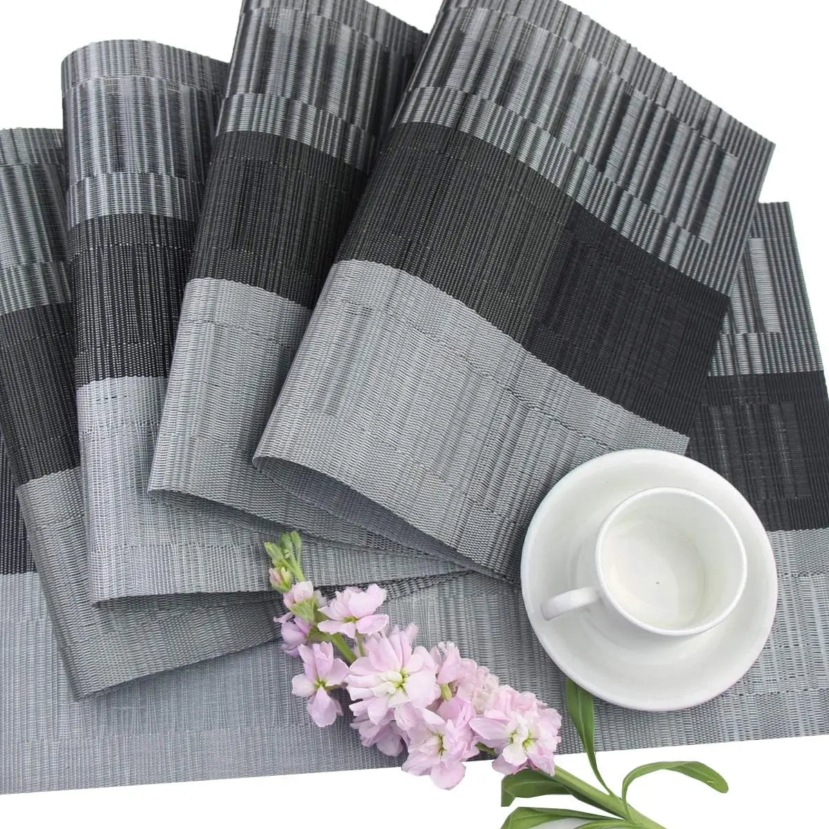 Woven Heat Resistant Placemats Set of 4